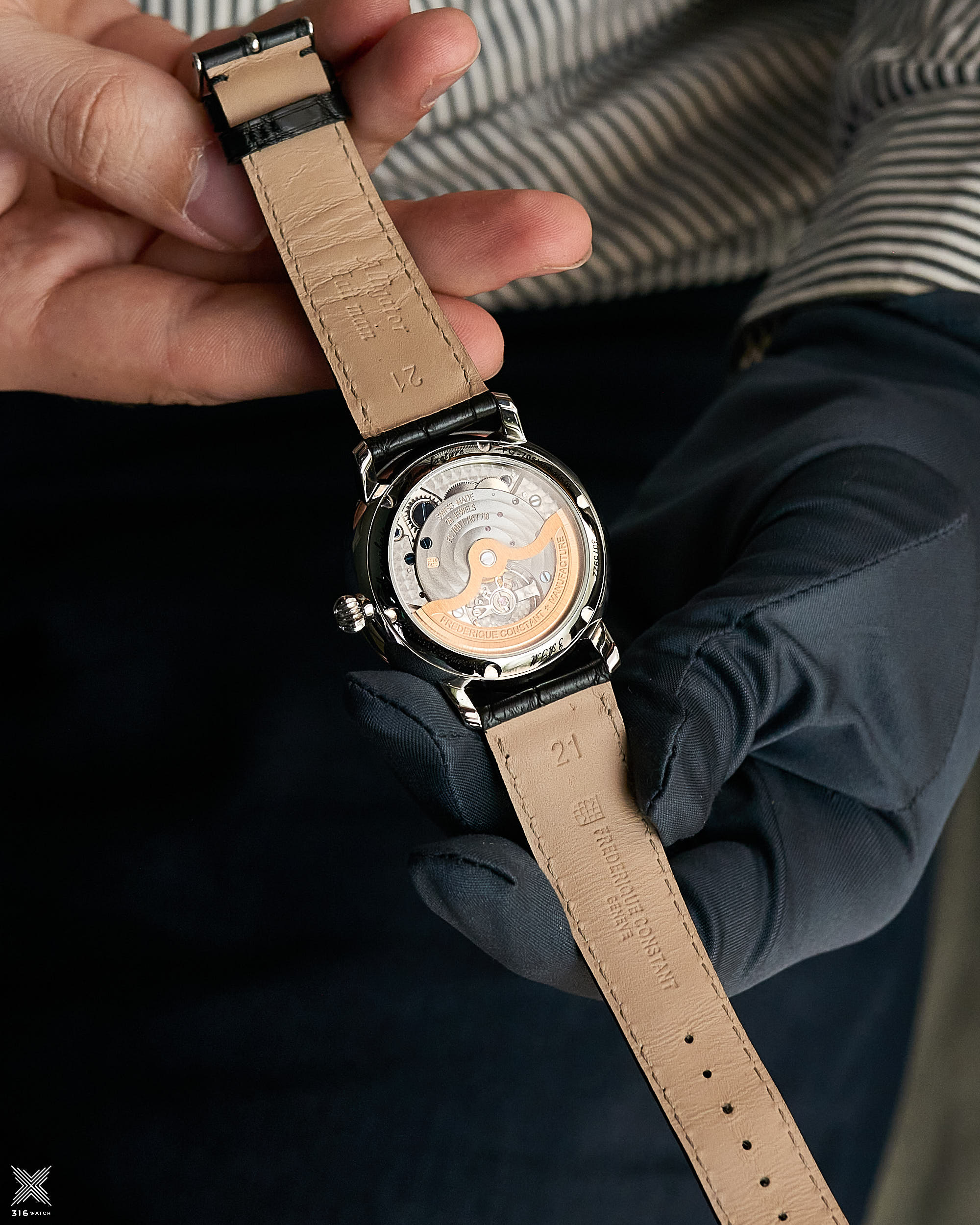Купить Frederique Constant Slimline Moonphase Manufacture FC