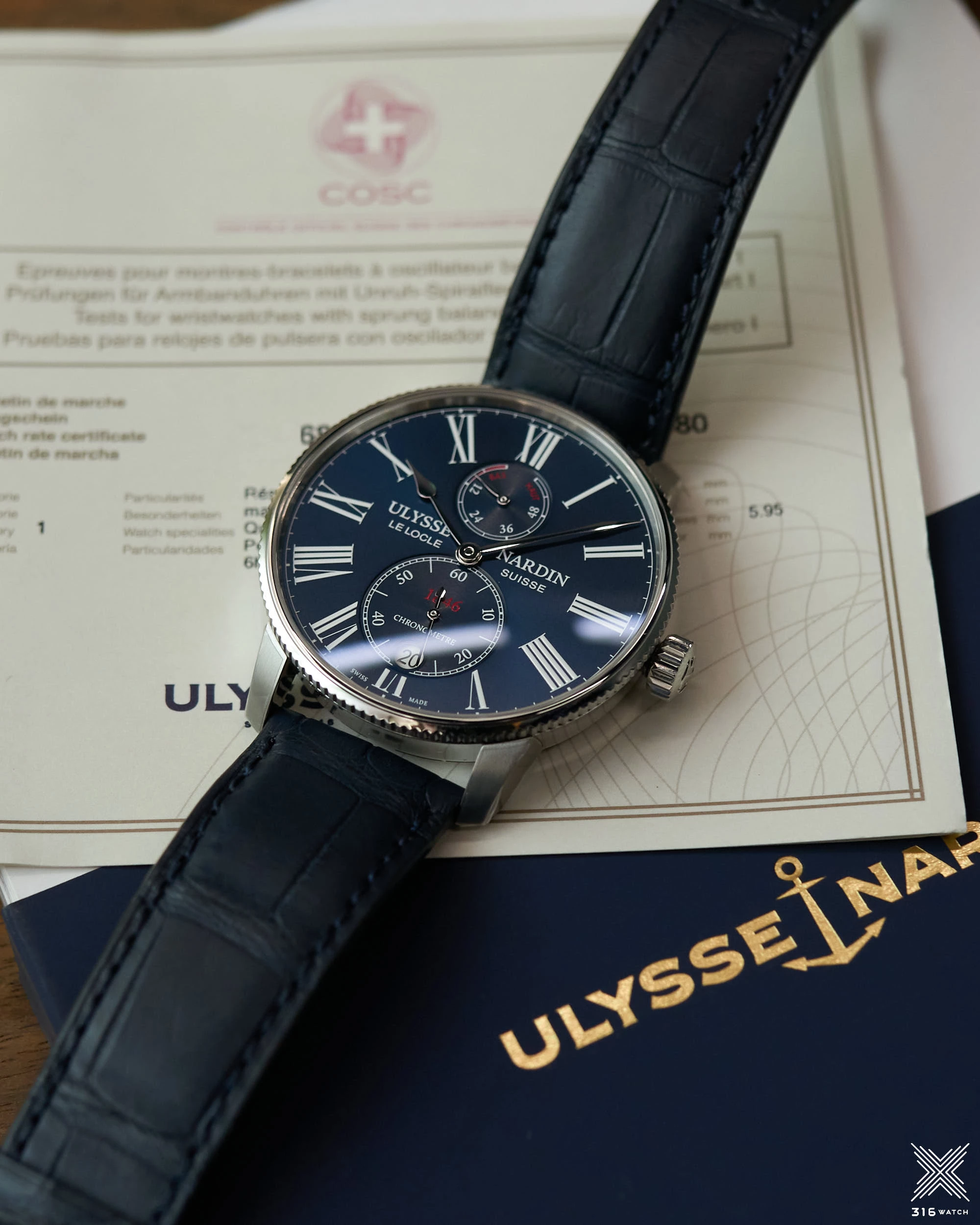 Ulysse Nardin Marine Torpilleur 1183-310/43