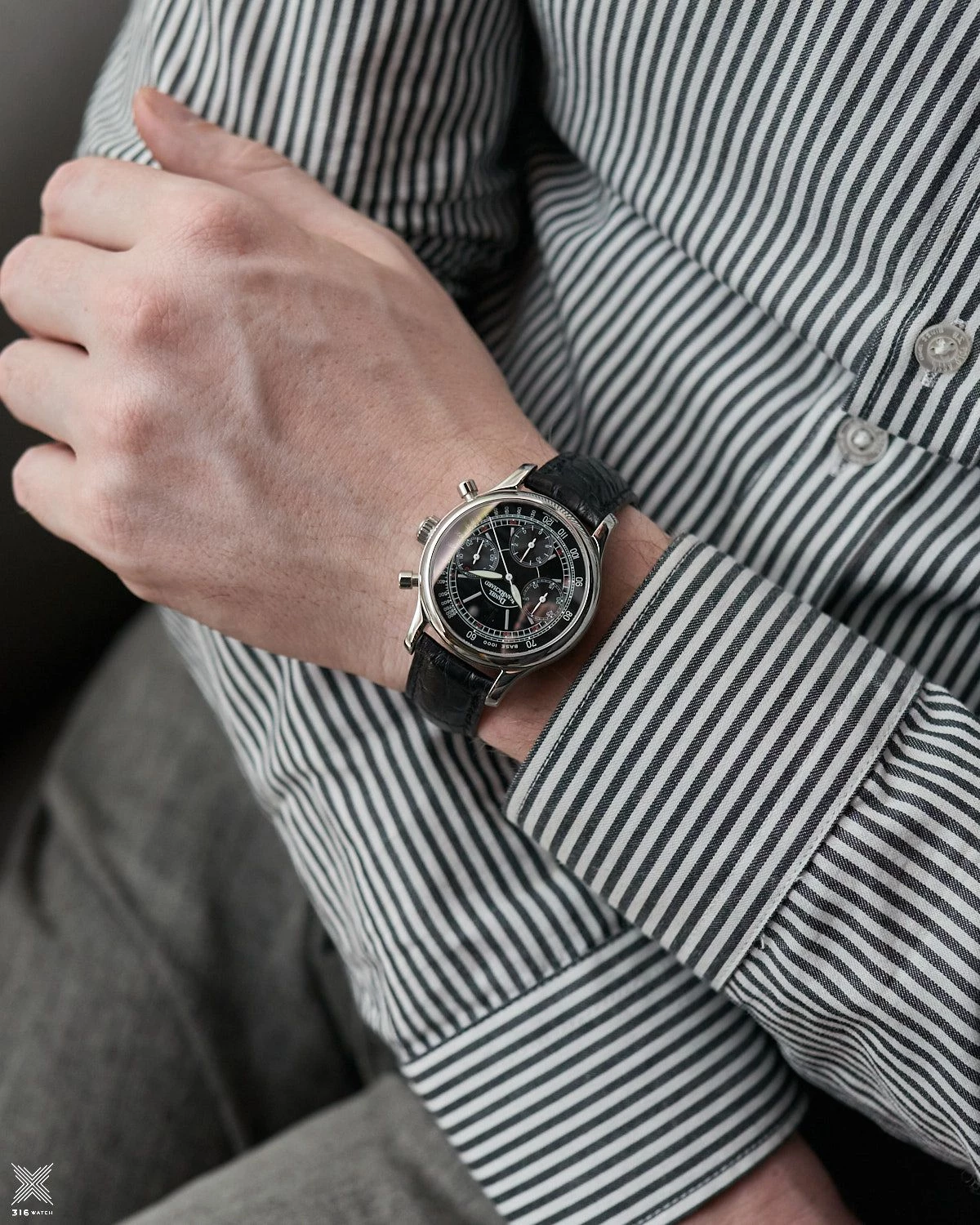 Daniel JeanRichard Bressel Chronograph 25042-01-5045-00