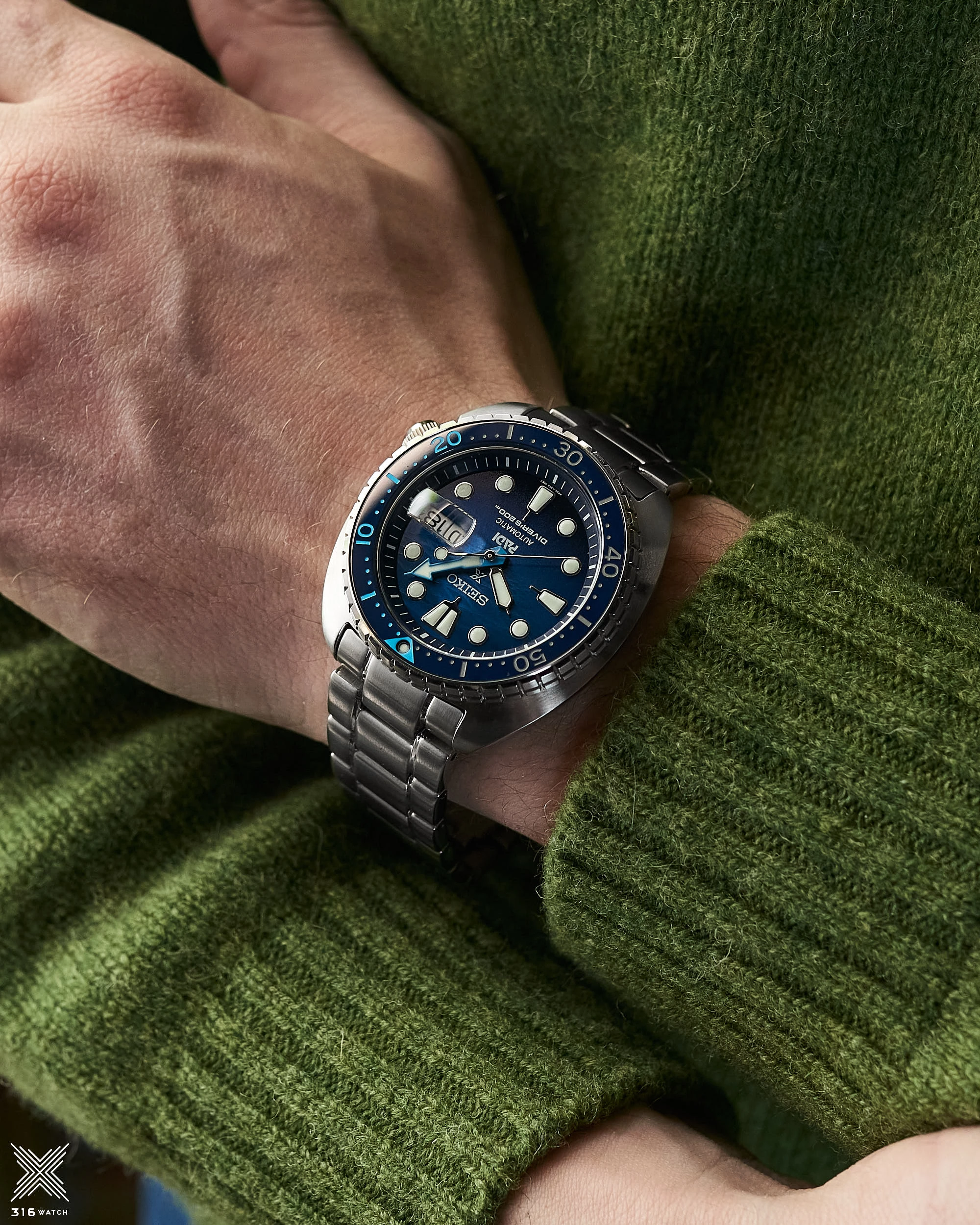 Seiko Prospex King Turtle 'Great Blue' PADI Edition SRPK01K1