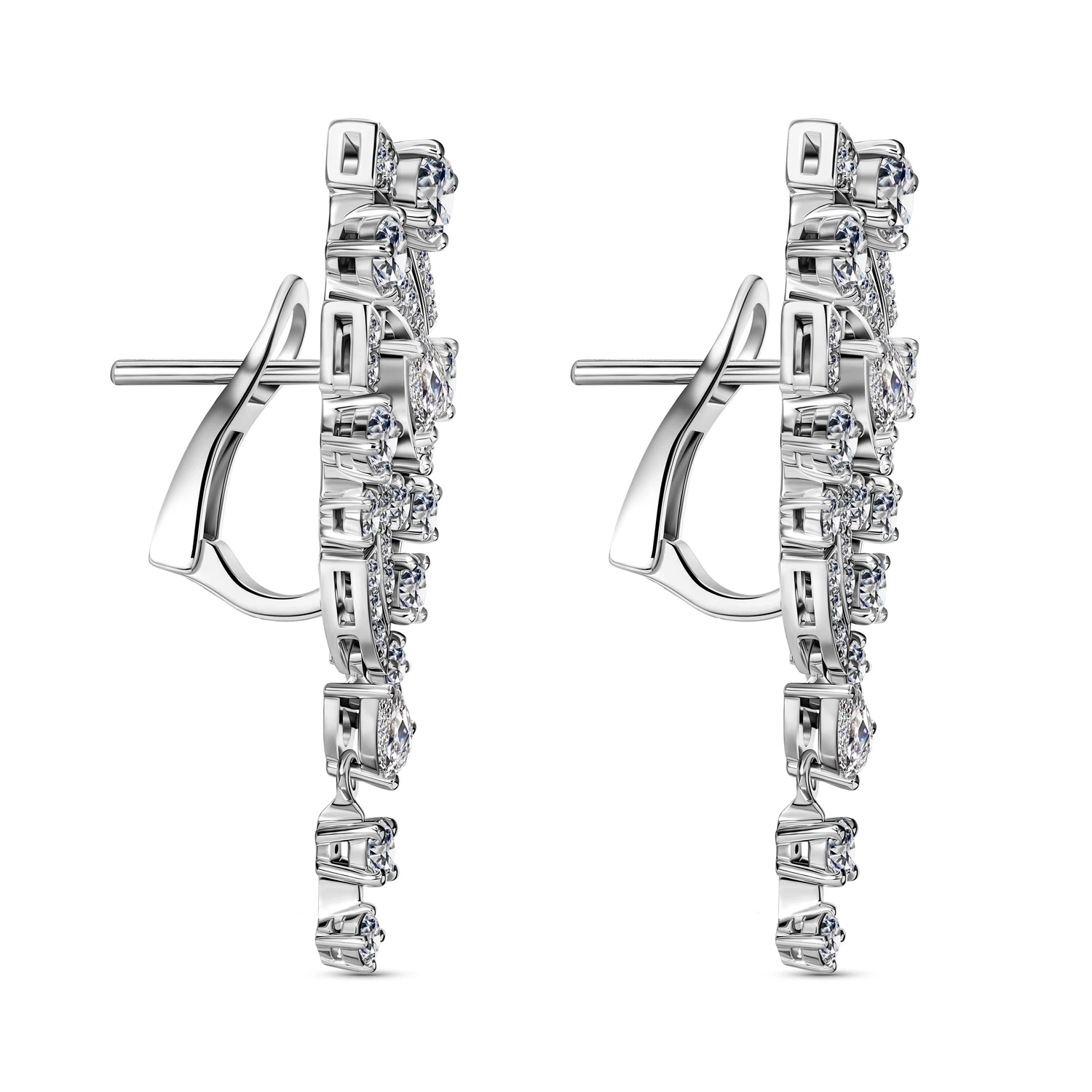 Серьги Alrosa Diamonds 1M612A21S