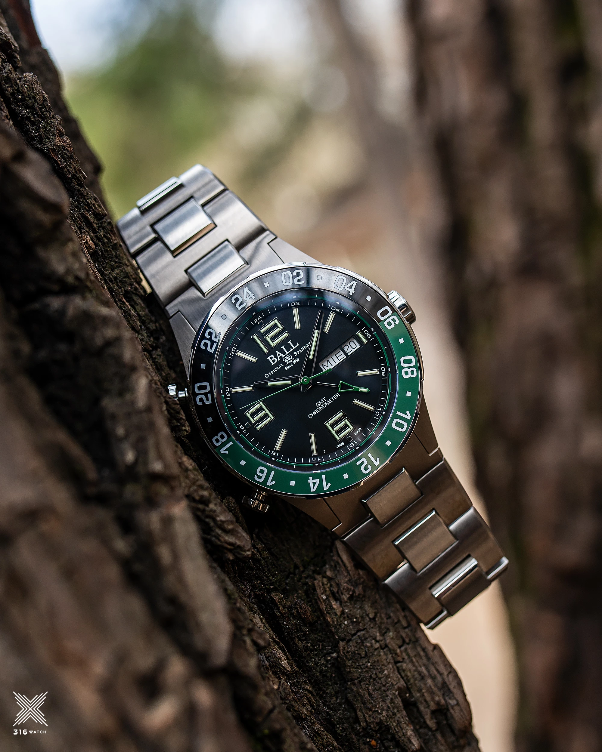 BALL ROADMASTER MARINE GMT DG3030B-S2C-BK