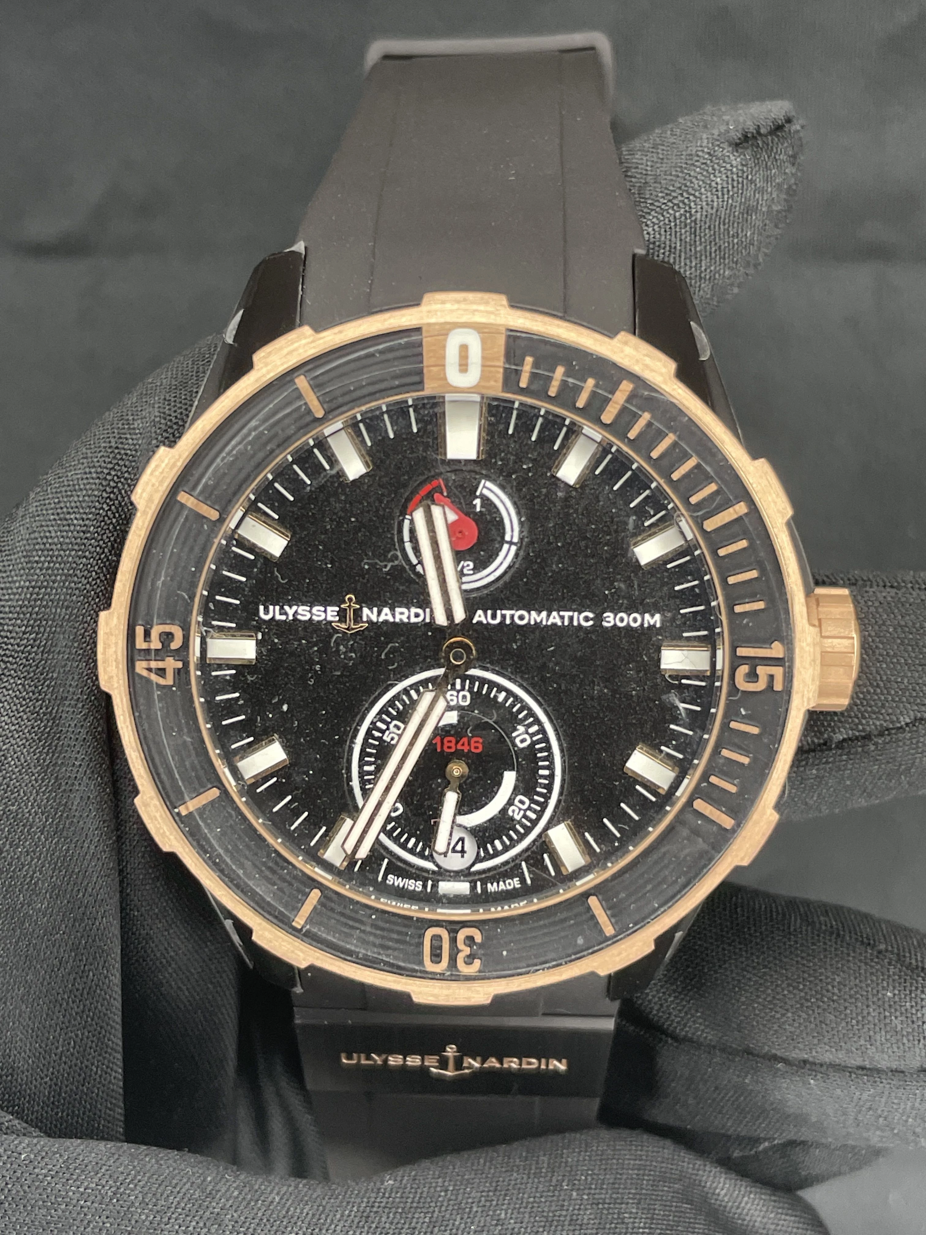 Ulysse Nardin Diver 1185-170-3/BLACK