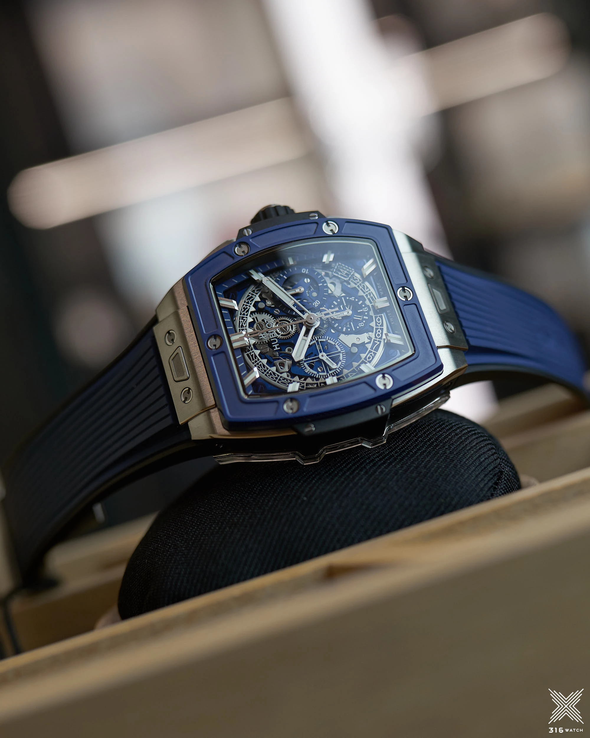 Hublot Spirit of Big Bang Titanium Blue Ceramic 642.NL.7170.RX
