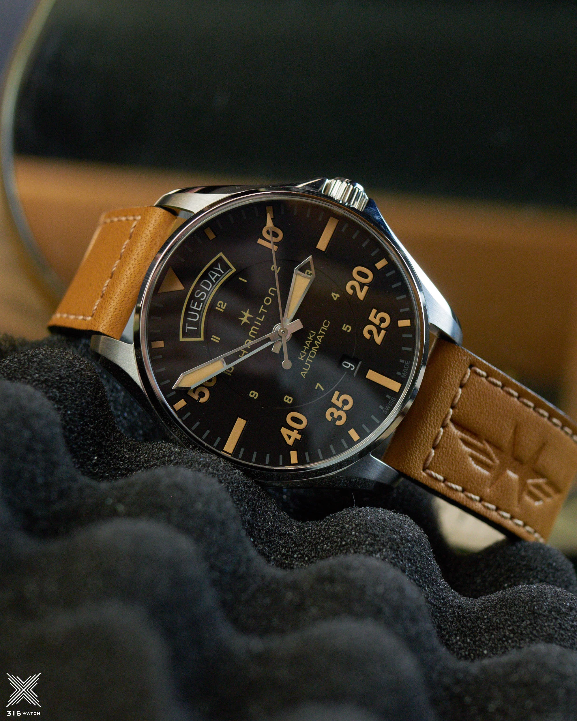 Hamilton Khaki Pilot Day Date Auto H64645531
