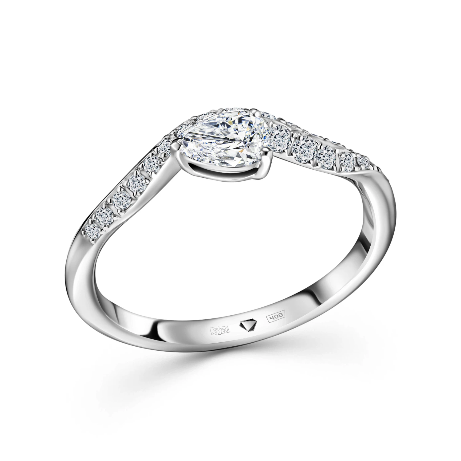 Кольцо Alrosa Diamonds 0M740221S