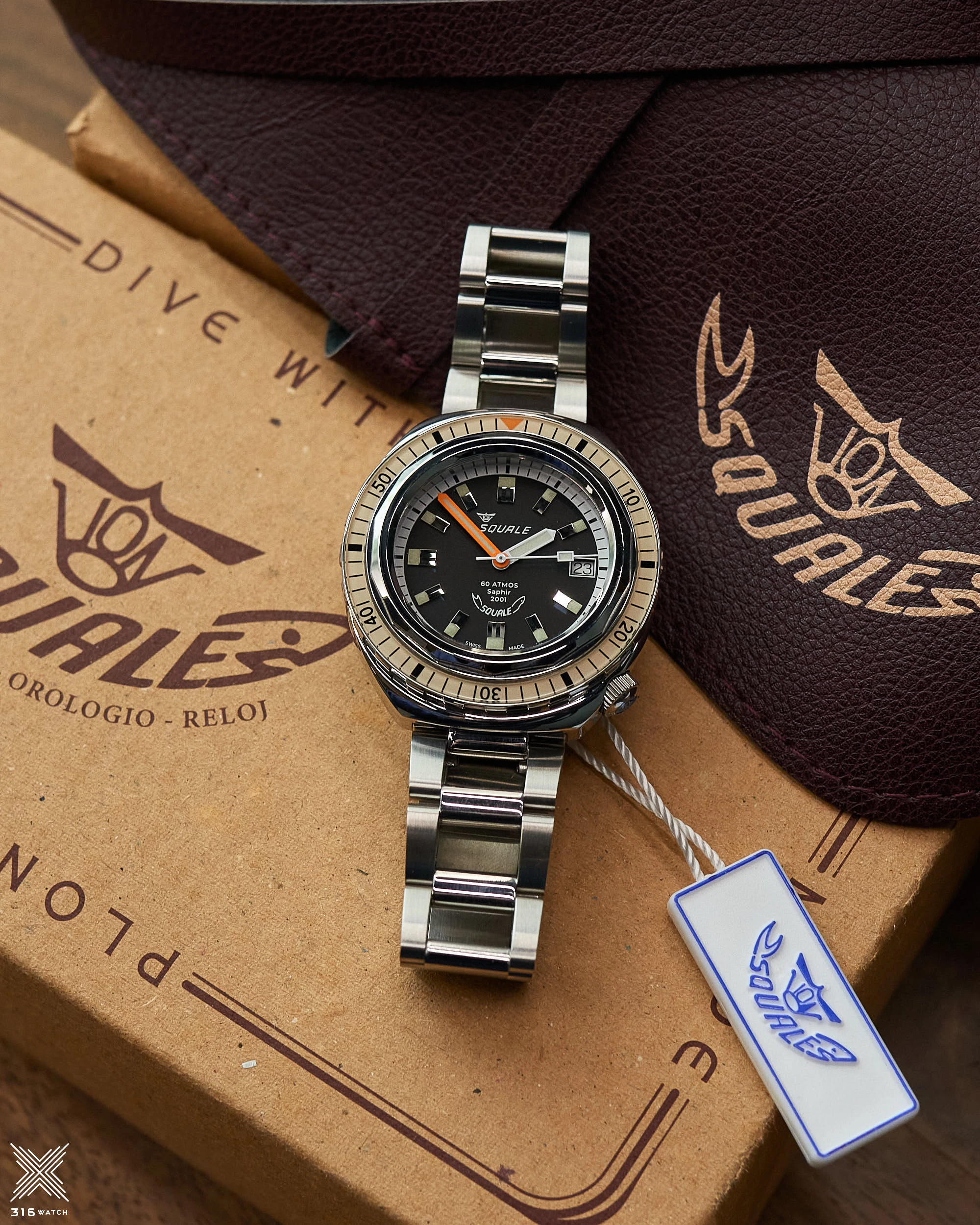 Squale 2001 Sand 2001BEBK.AC