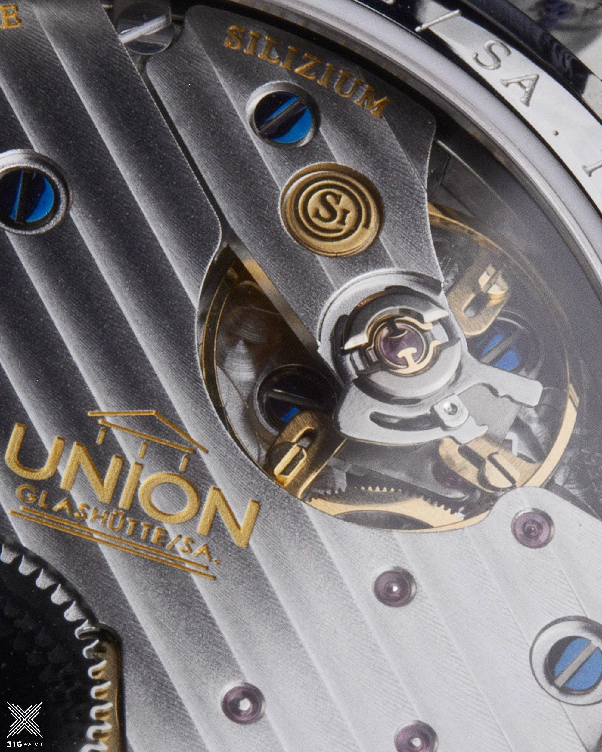 Union Glashütte 1893 Johannes Dürrstein Edition Gangreserve D007.456.16.082.00