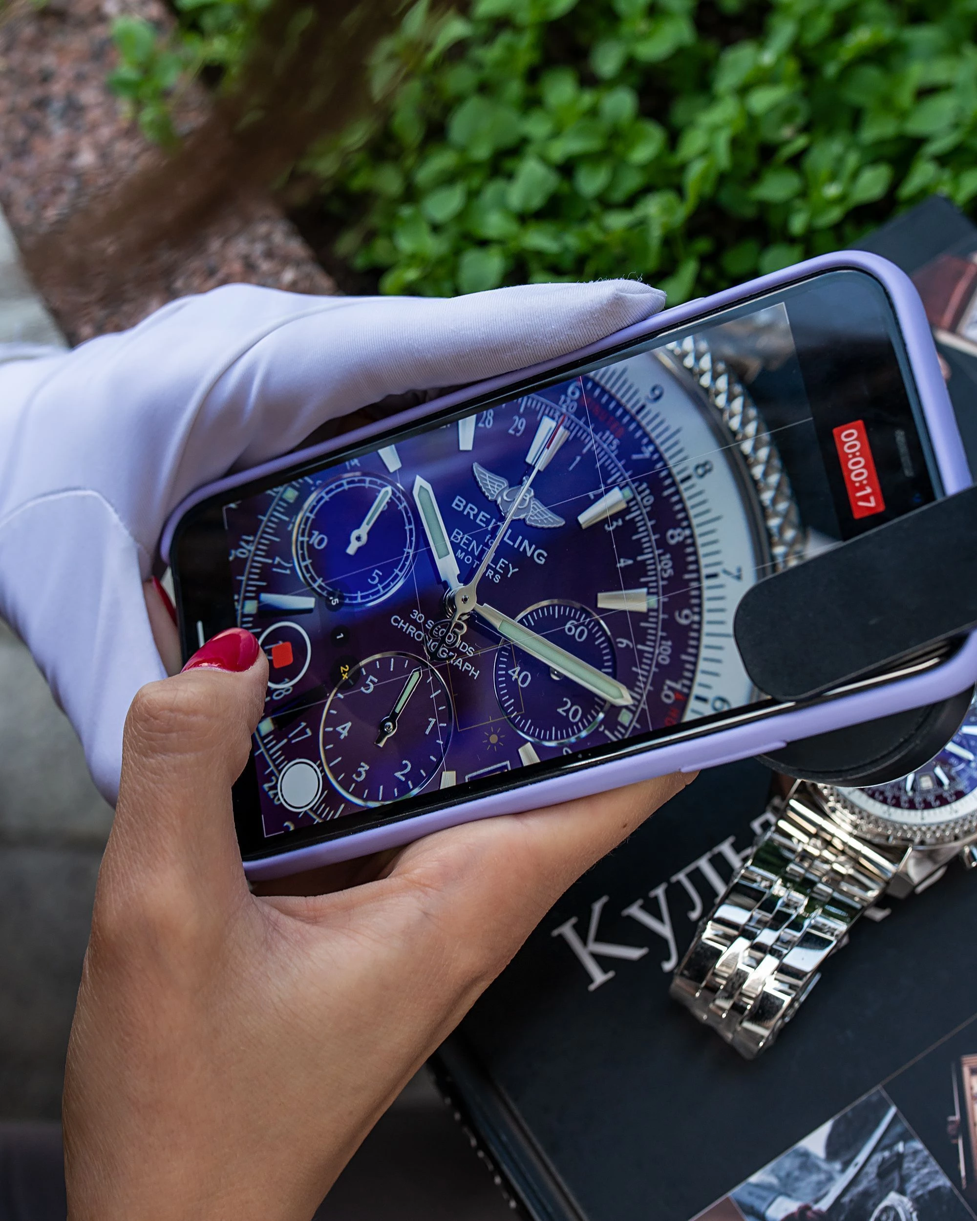 Breitling for Bentley Motors Special Edition Violet Grape Dial