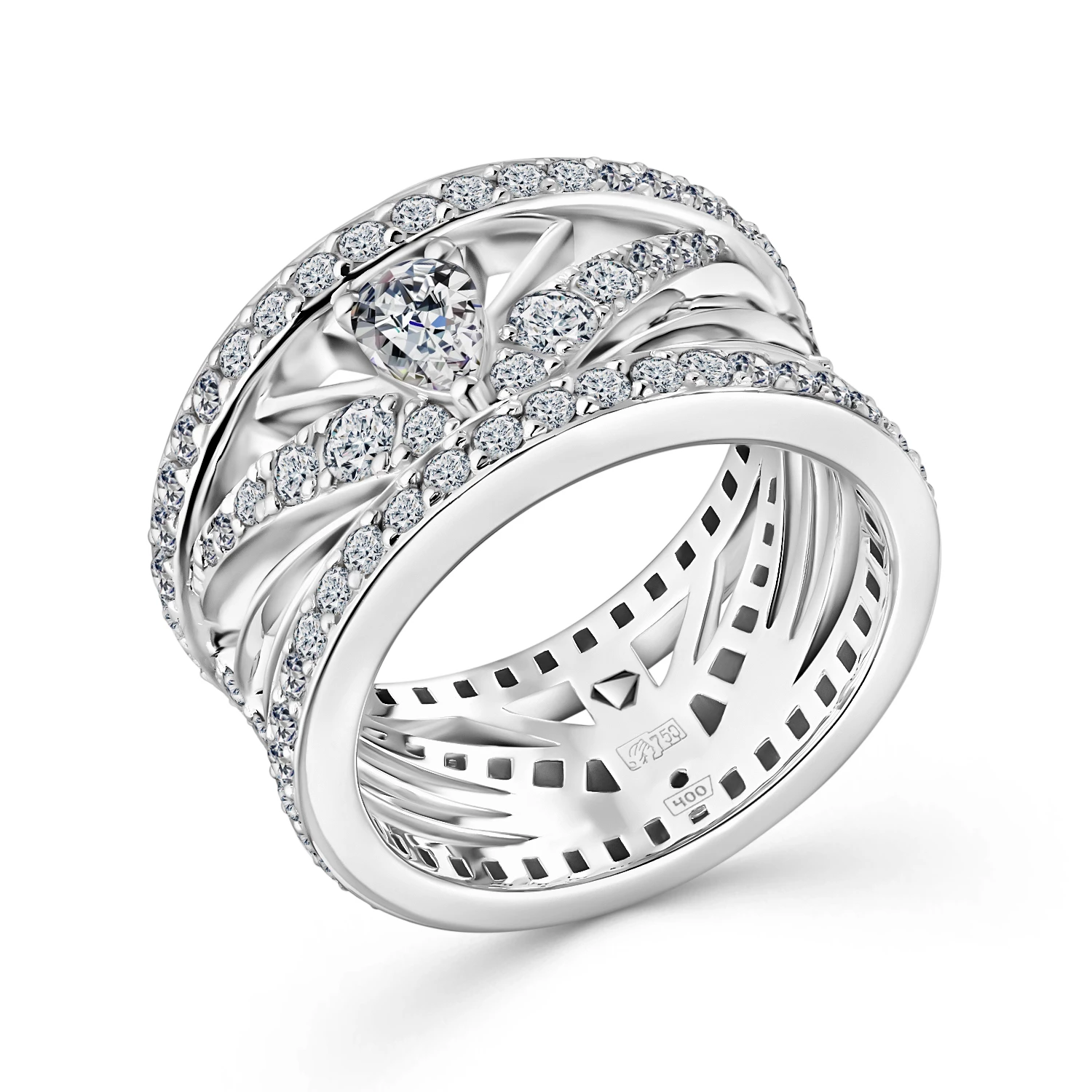 Кольцо Alrosa Diamonds 0M403121S
