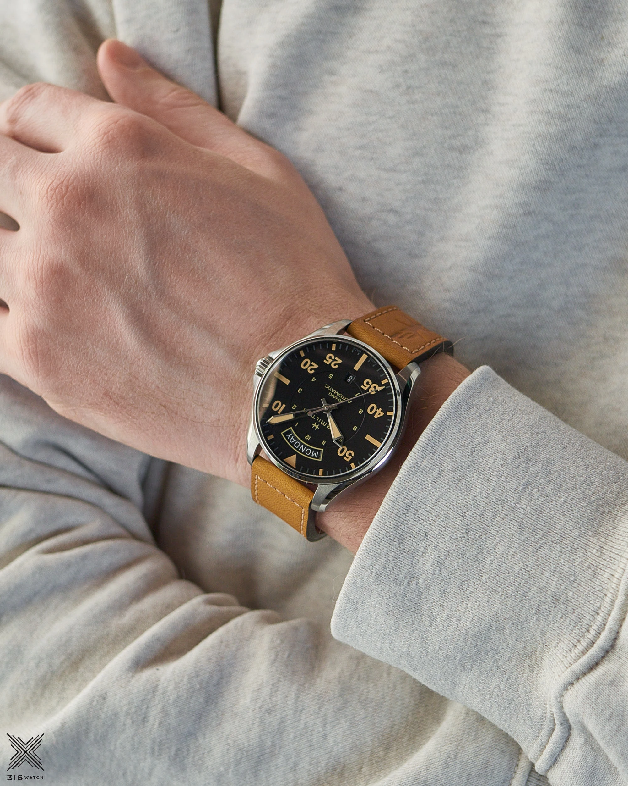 Hamilton Khaki Pilot Day Date Auto H64645531