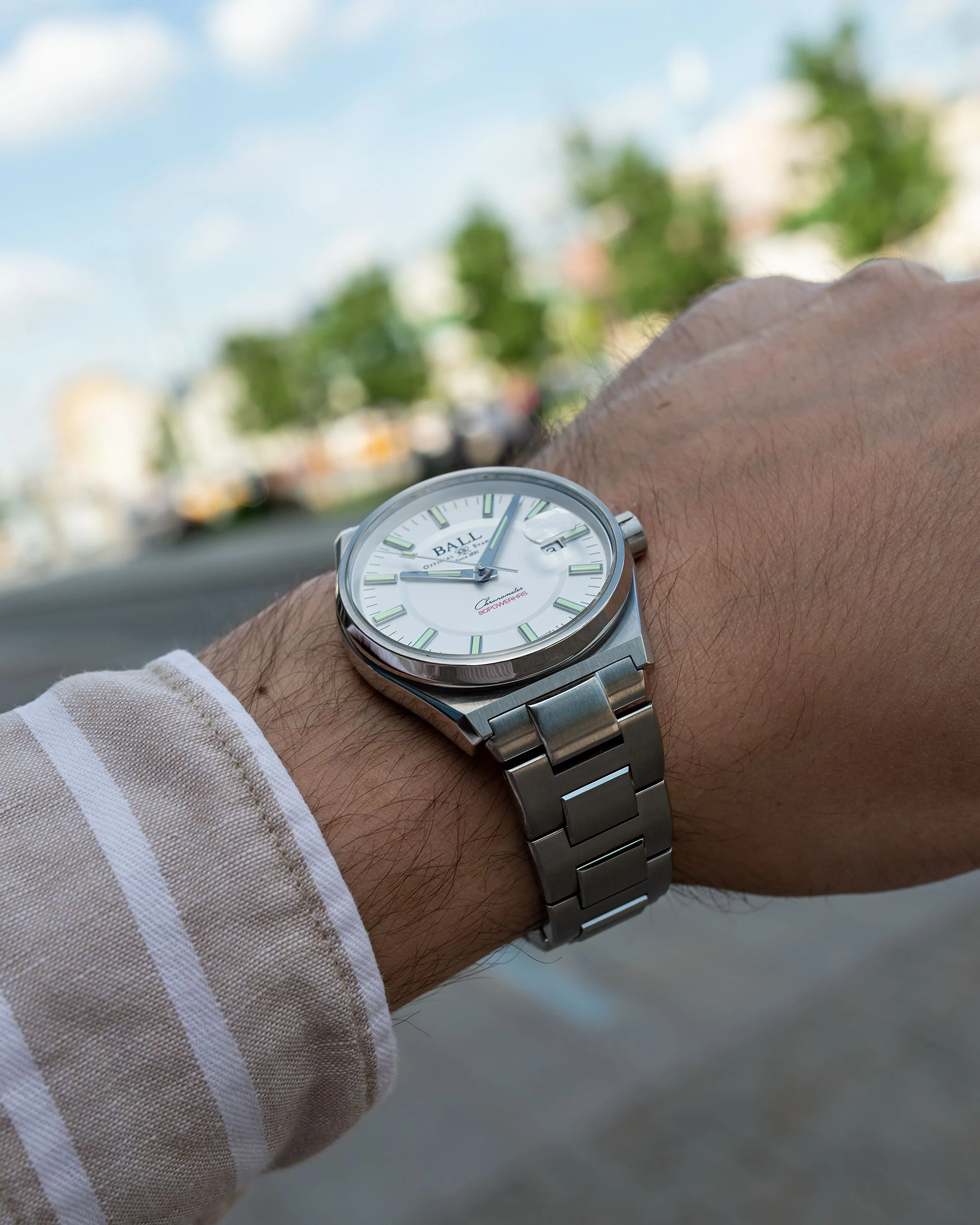 Ball Roadmaster M Icebreaker NM9030B-SC-WH
