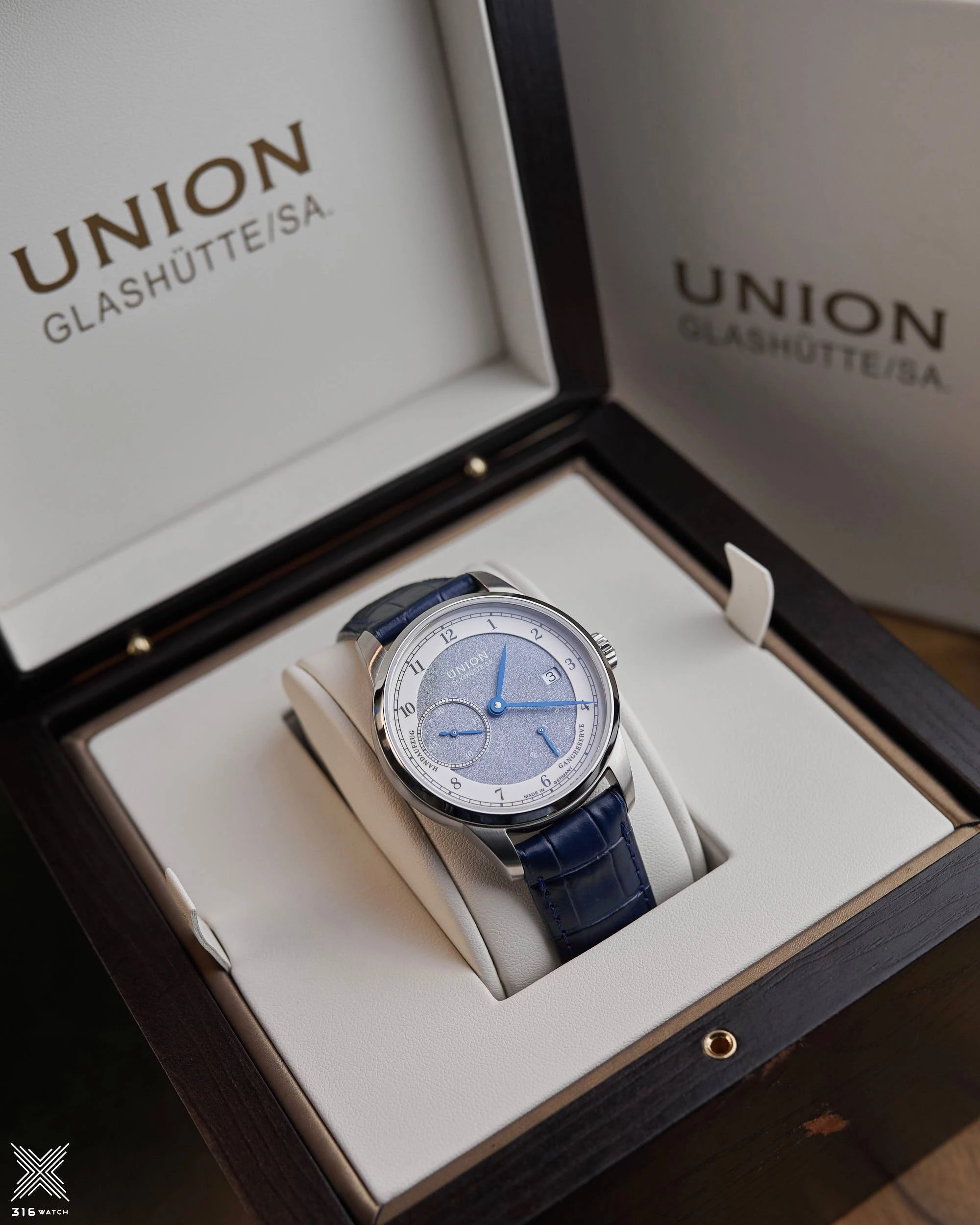 Union Glashütte 1893 Johannes Dürrstein Edition Gangreserve D007.456.16.082.00