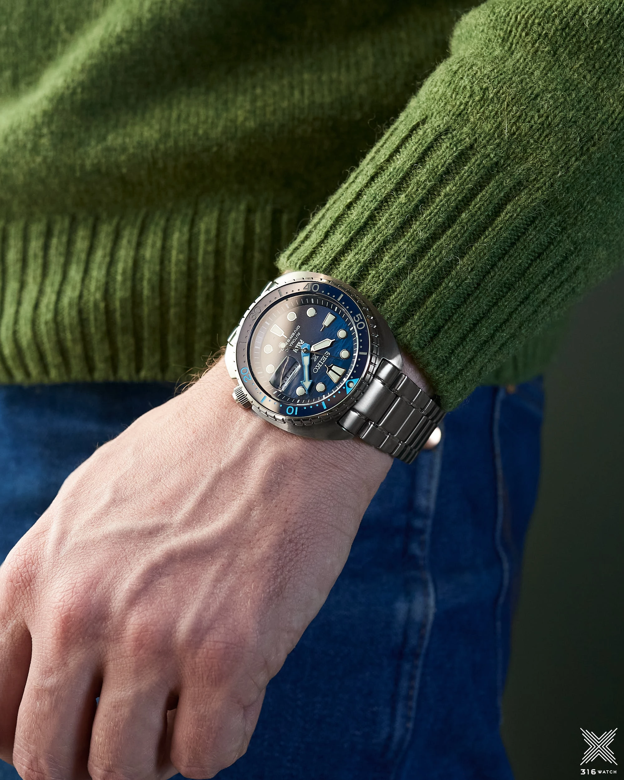Seiko Prospex King Turtle 'Great Blue' PADI Edition SRPK01K1