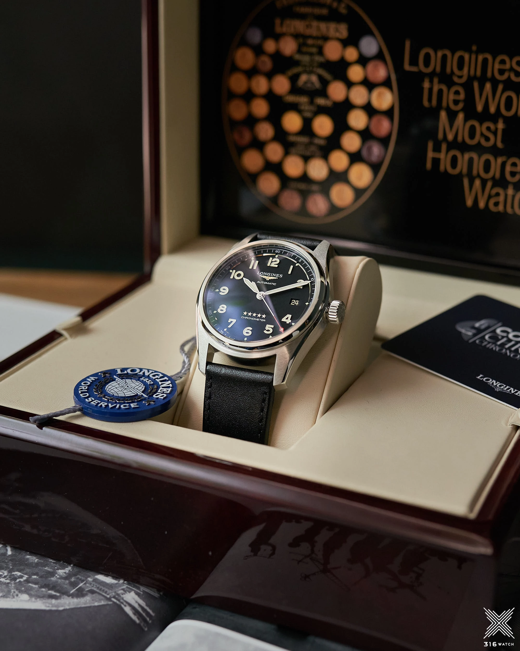 Longines Spirit Auto COSC Chronometer L3.810.4.53.0