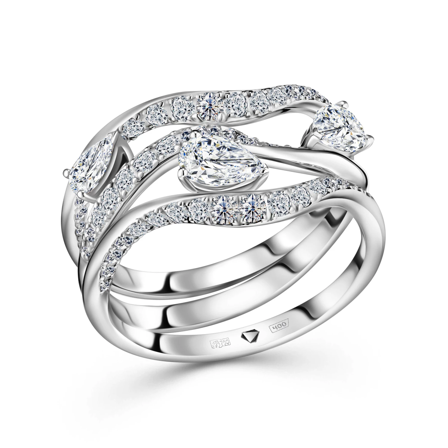 Кольцо Alrosa Diamonds 0M741221S