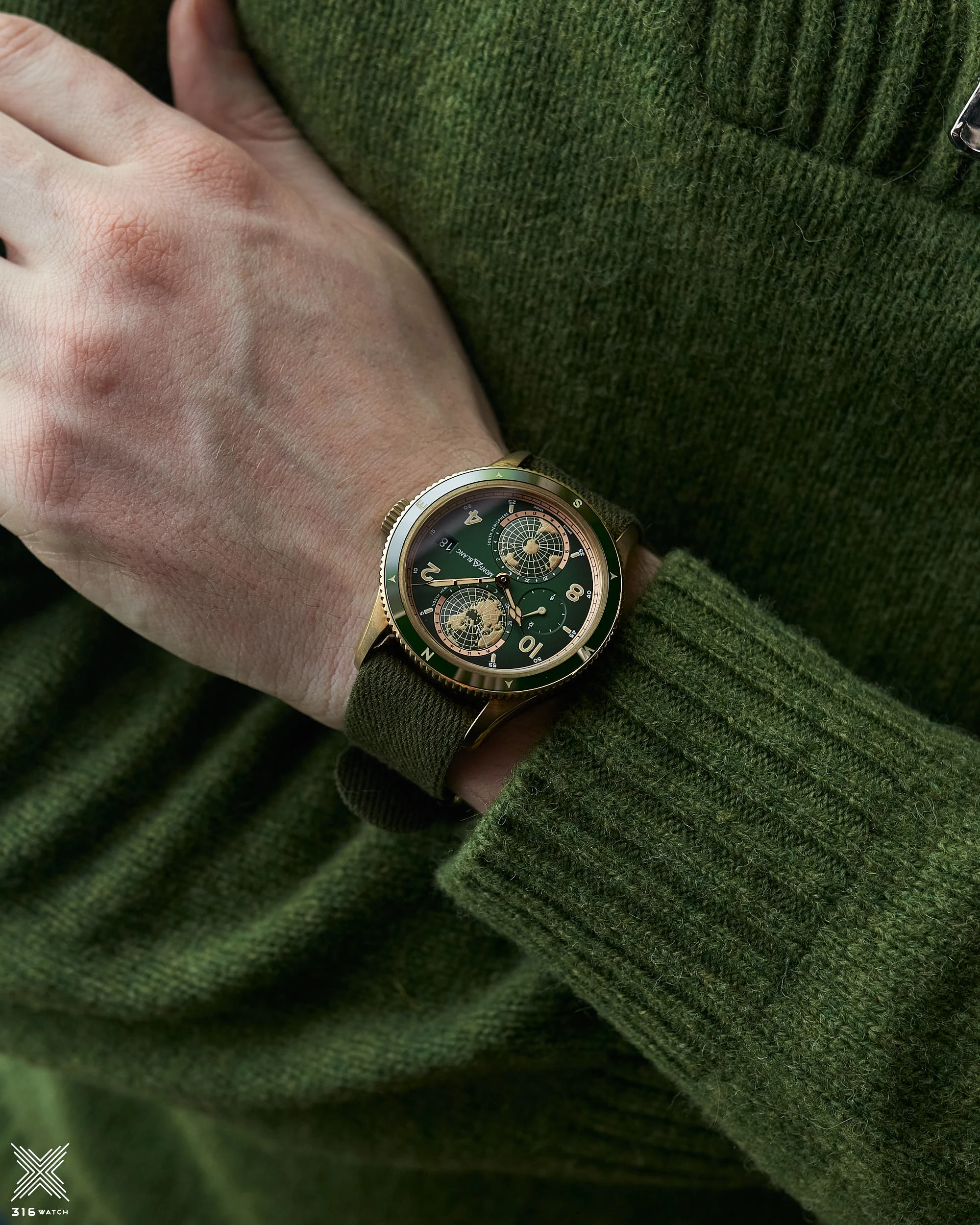 Montblanc 1858 Géosphère Limited Edition Bronze 119909