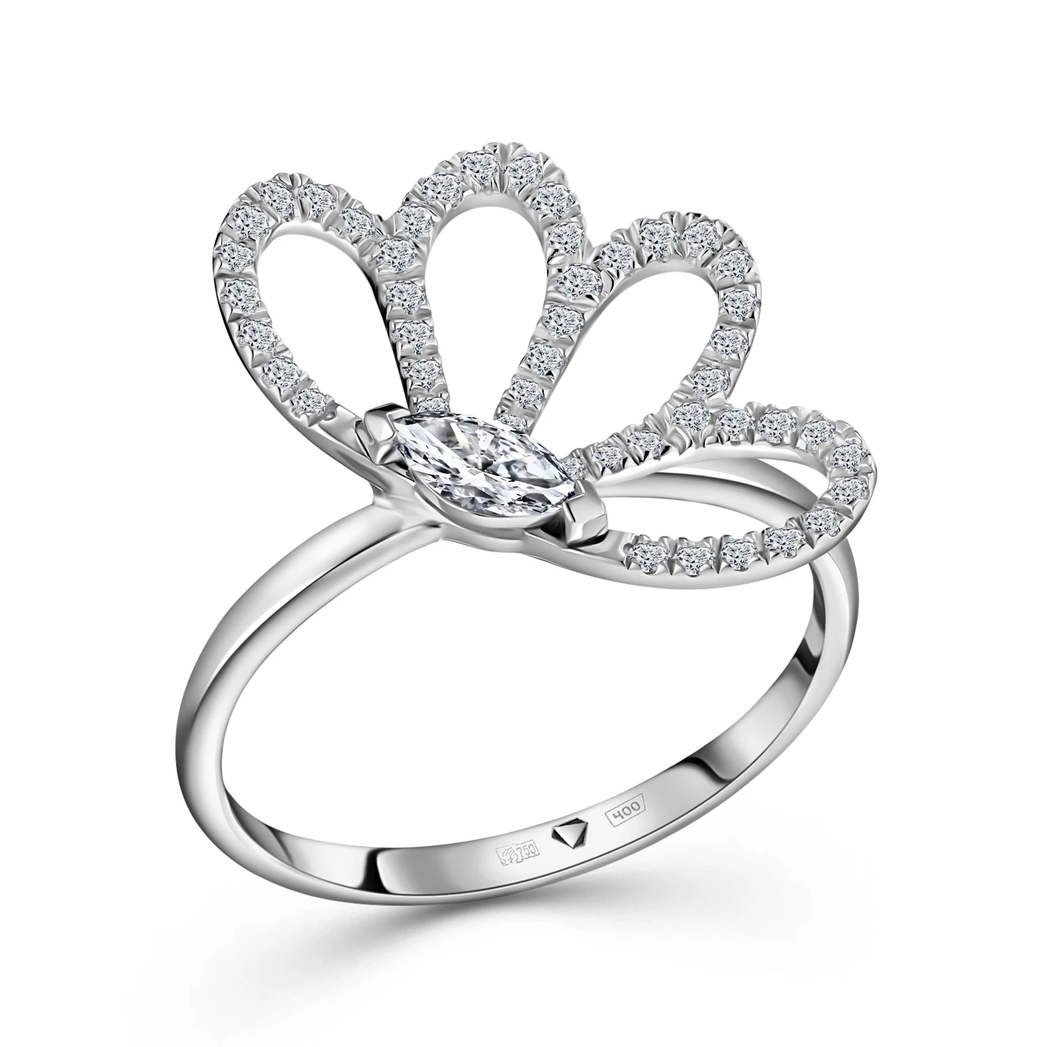 Кольцо Alrosa Diamonds 0P451C21S
