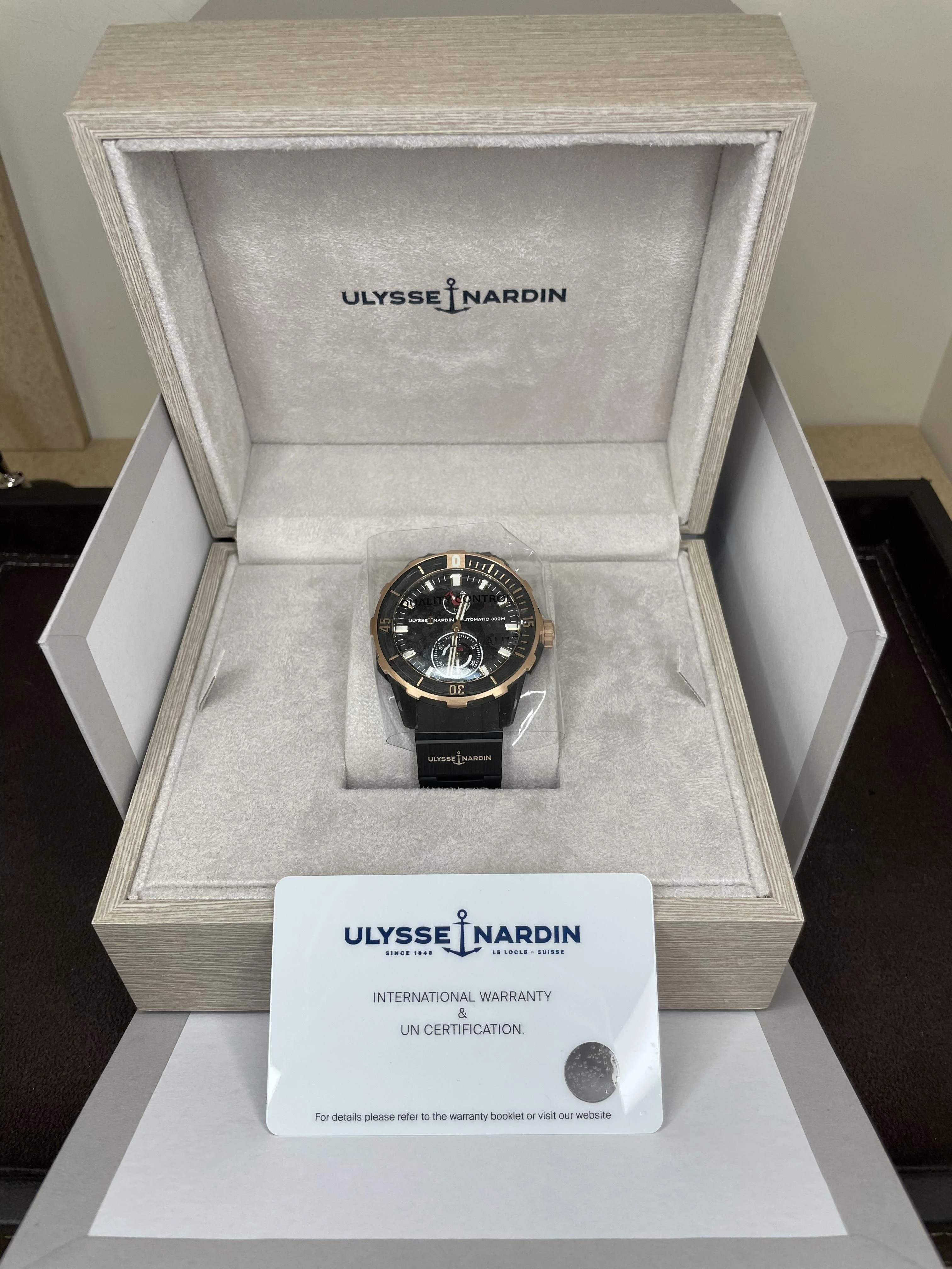 Ulysse Nardin Diver 1185-170-3/BLACK
