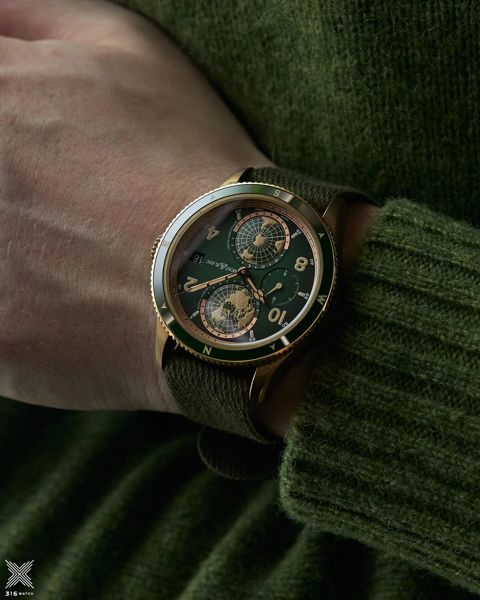Montblanc 1858 Géosphère Limited Edition Bronze 119909