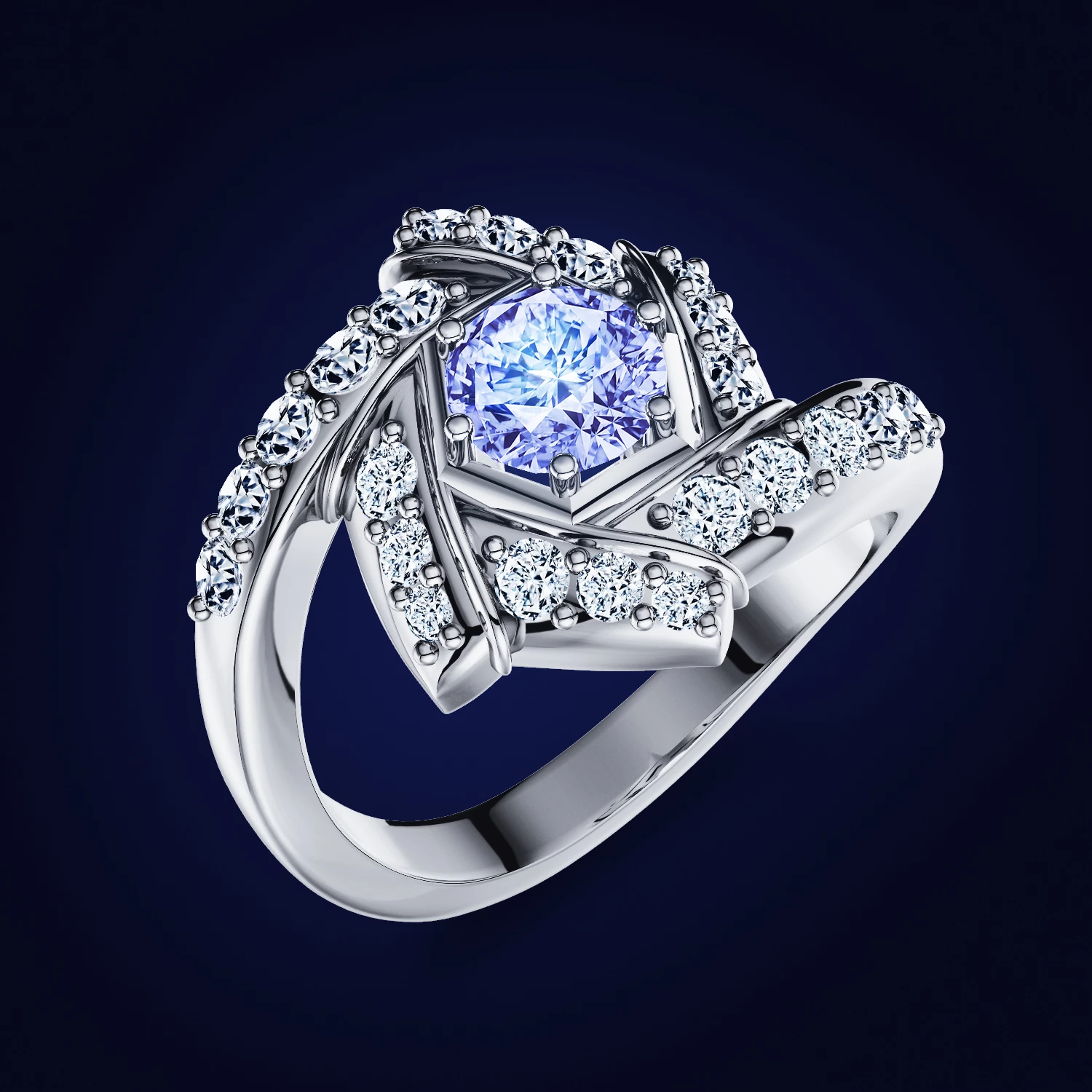Кольцо Alrosa Diamonds 0L218411S