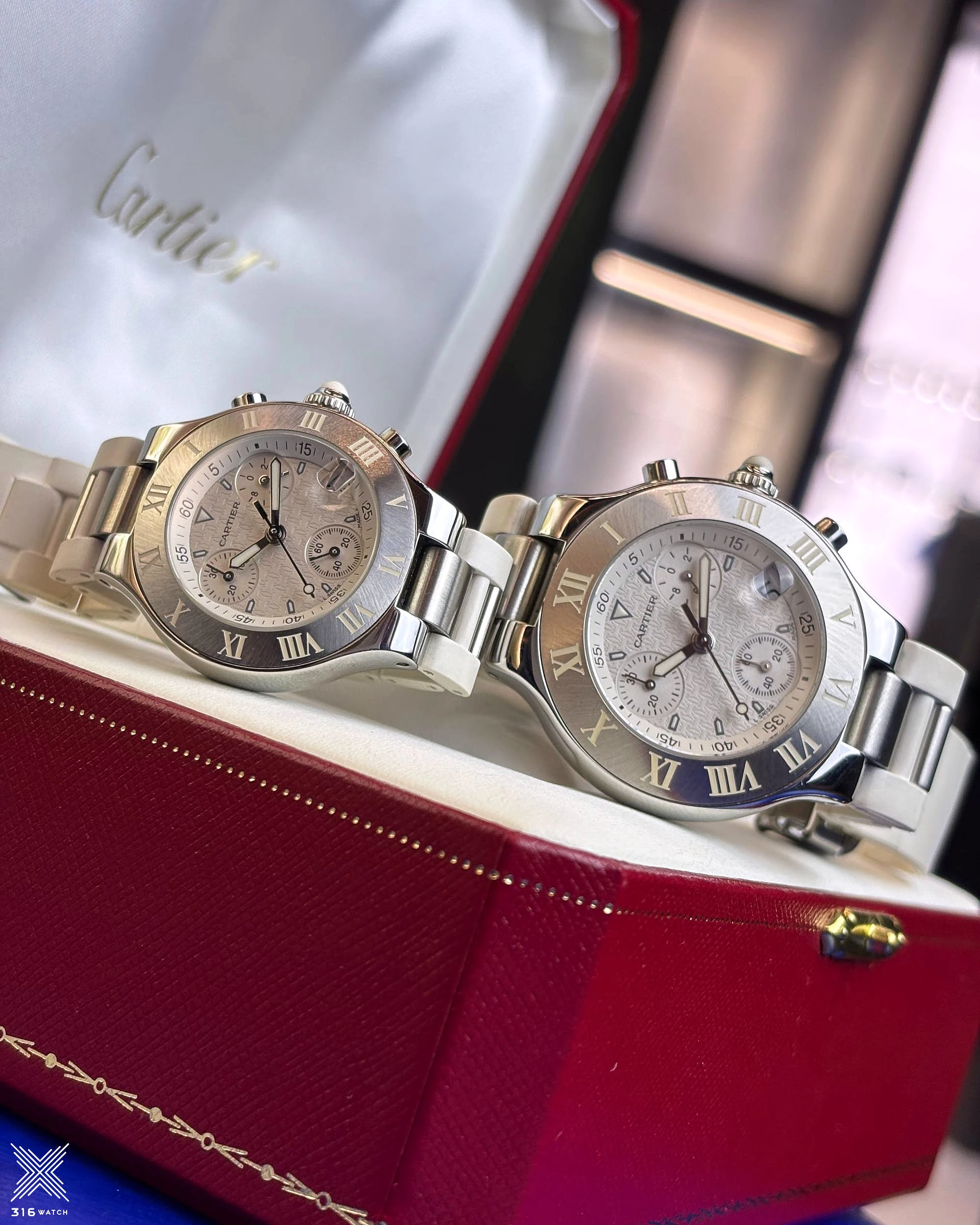 Cartier 21 Chronoscaph Large W10184U2