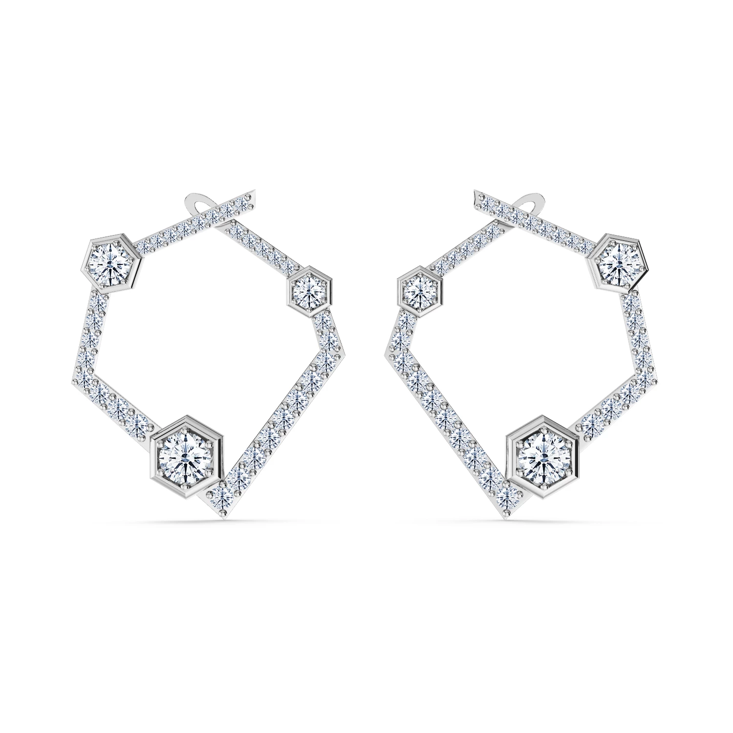 Серьги Alrosa Diamonds 1L202511S