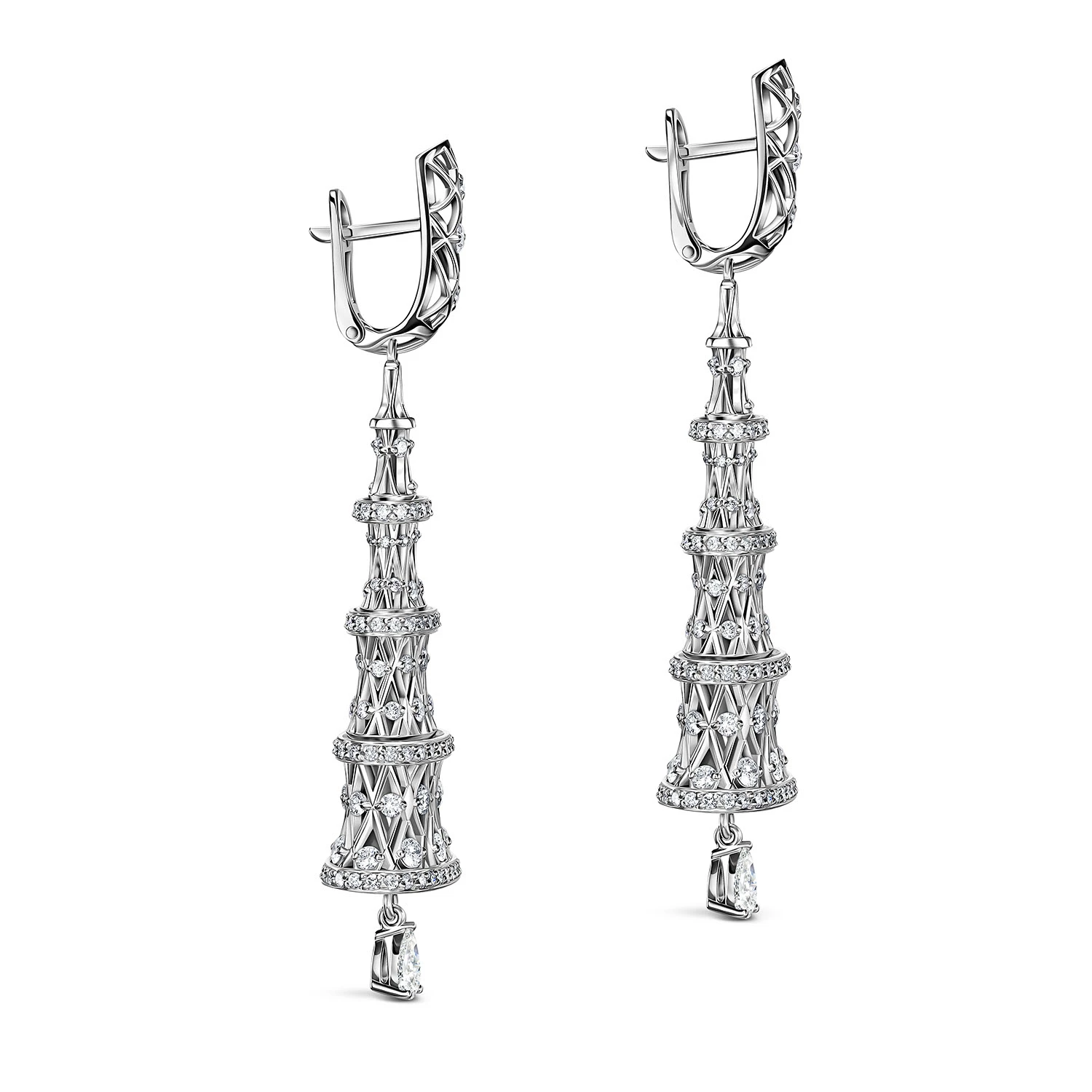 Серьги Alrosa Diamonds 1M406121S