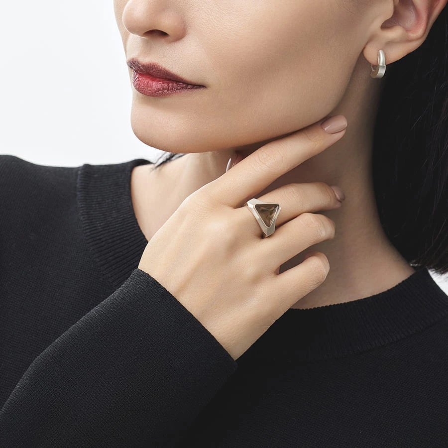 Кольцо Arcus Ring раухтопаз