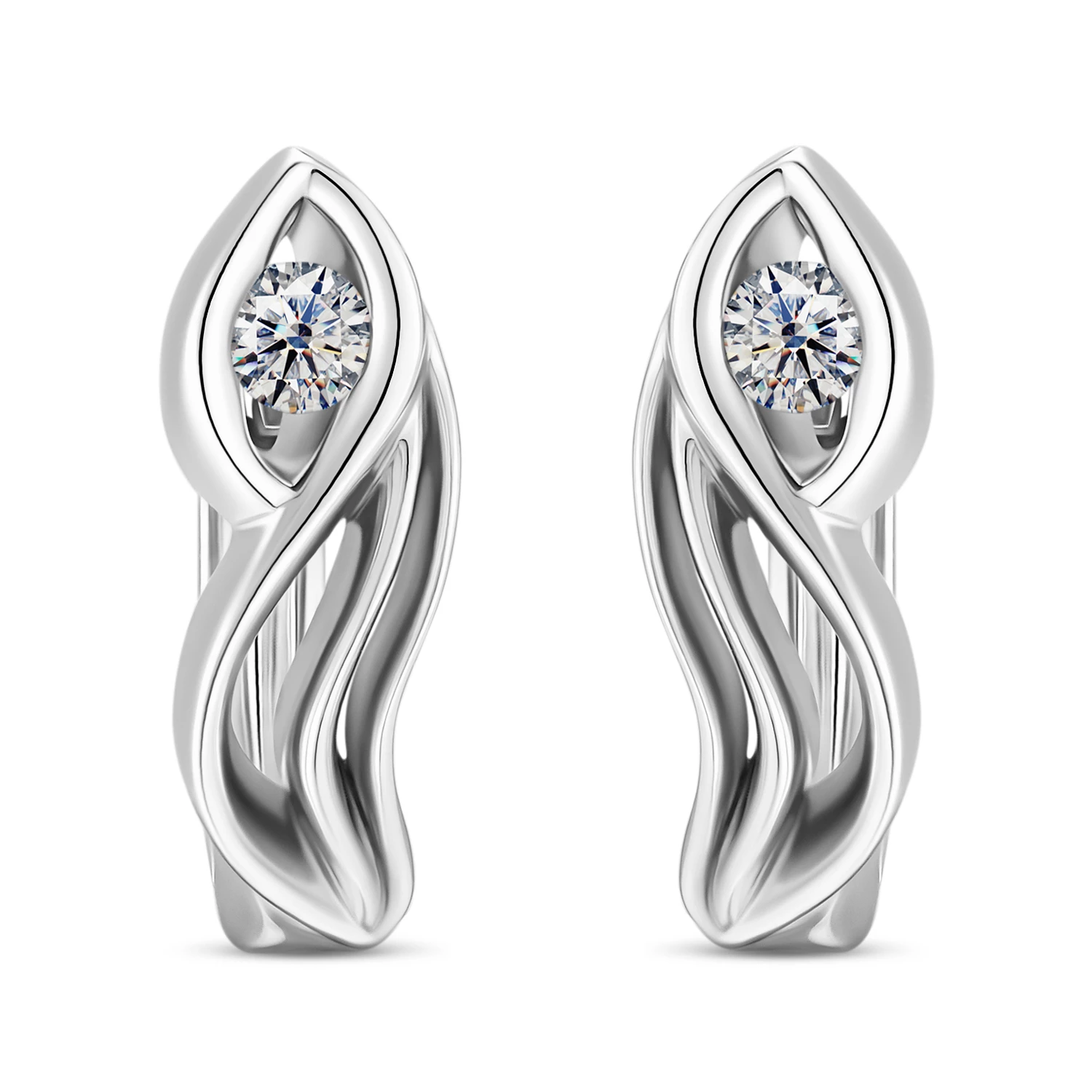 Серьги Alrosa Diamonds 1B020F21S