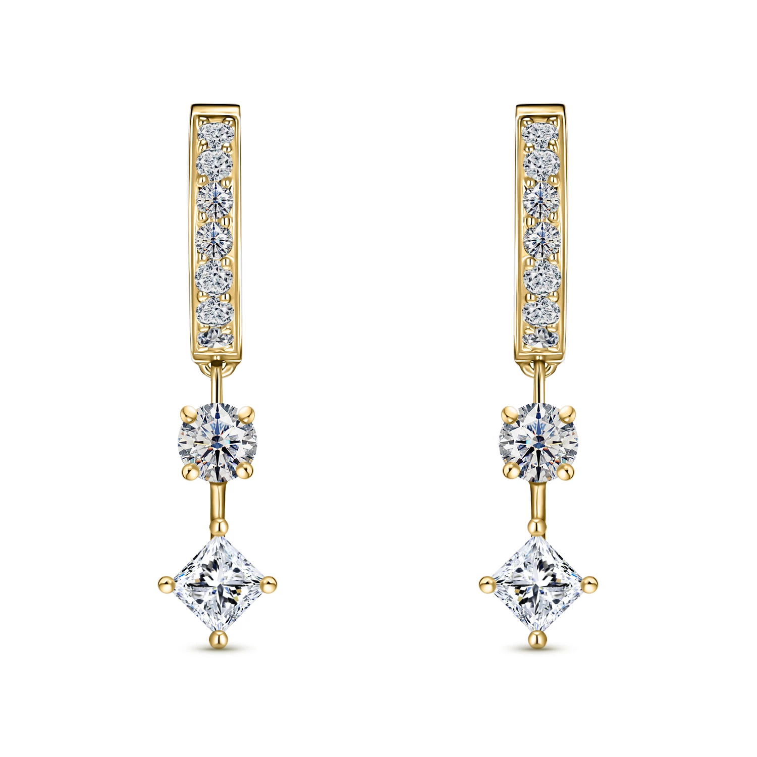 Серьги Alrosa Diamonds 1L234B13S