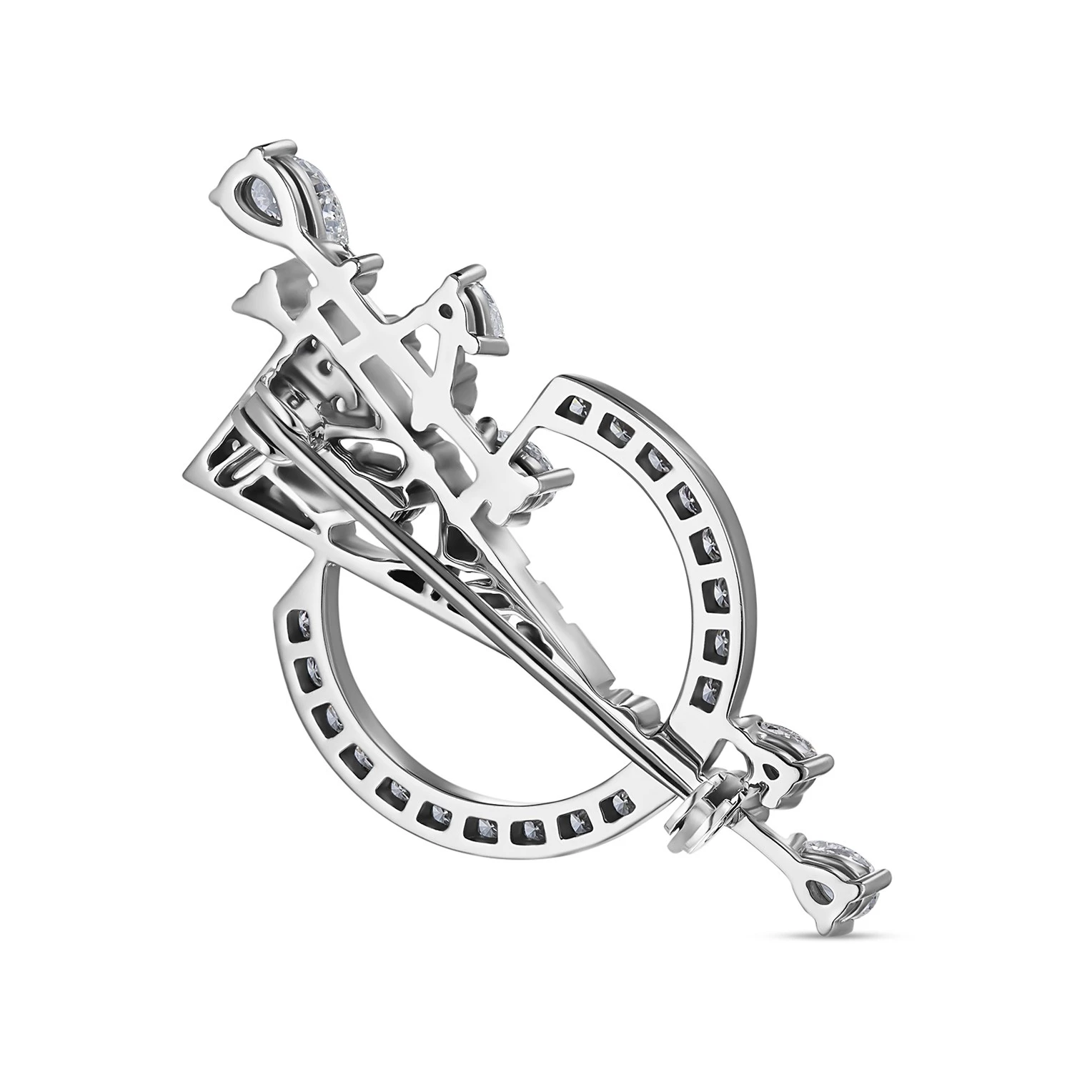 Брошь Alrosa Diamonds 4M409121S