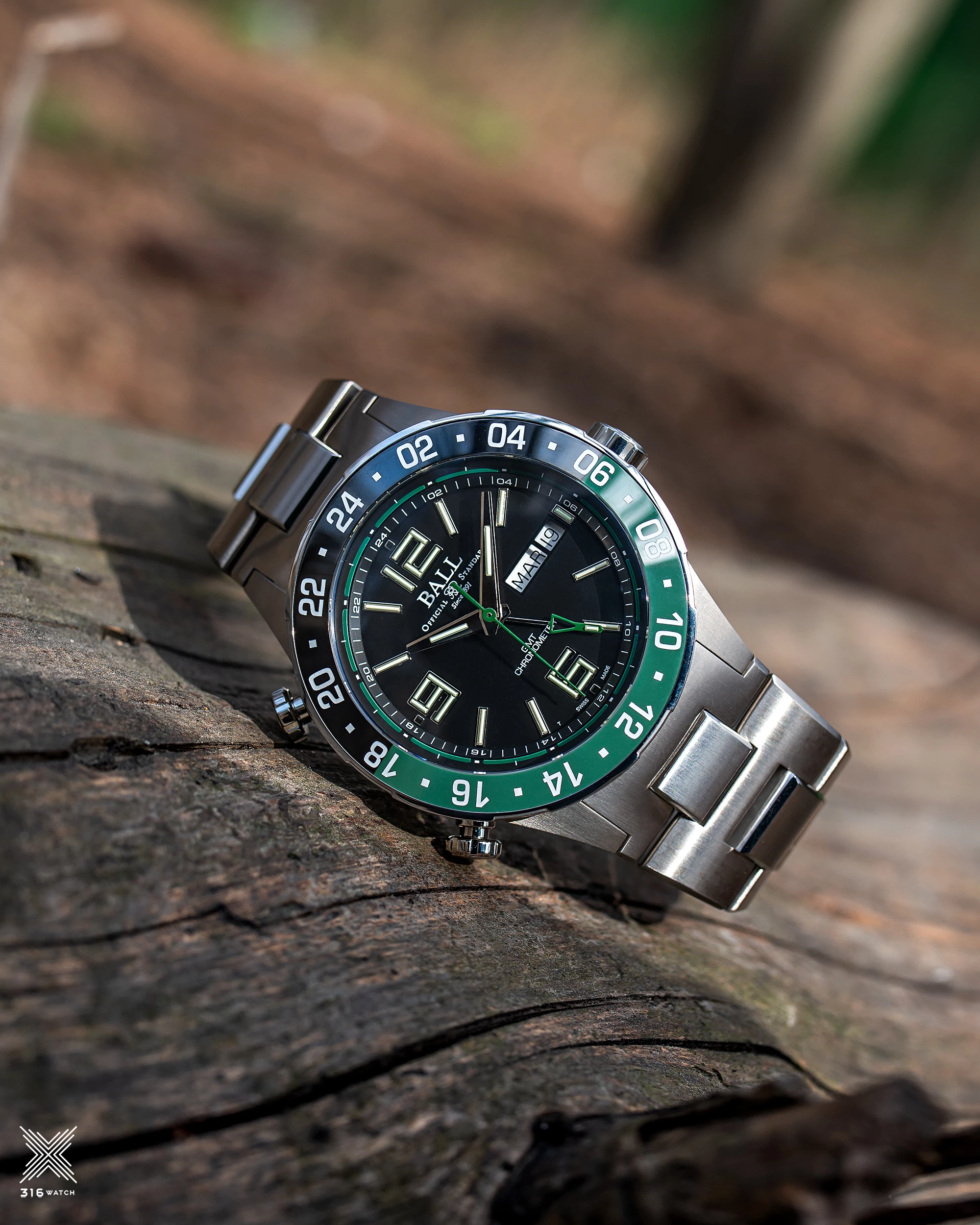 BALL ROADMASTER MARINE GMT DG3030B-S2C-BK