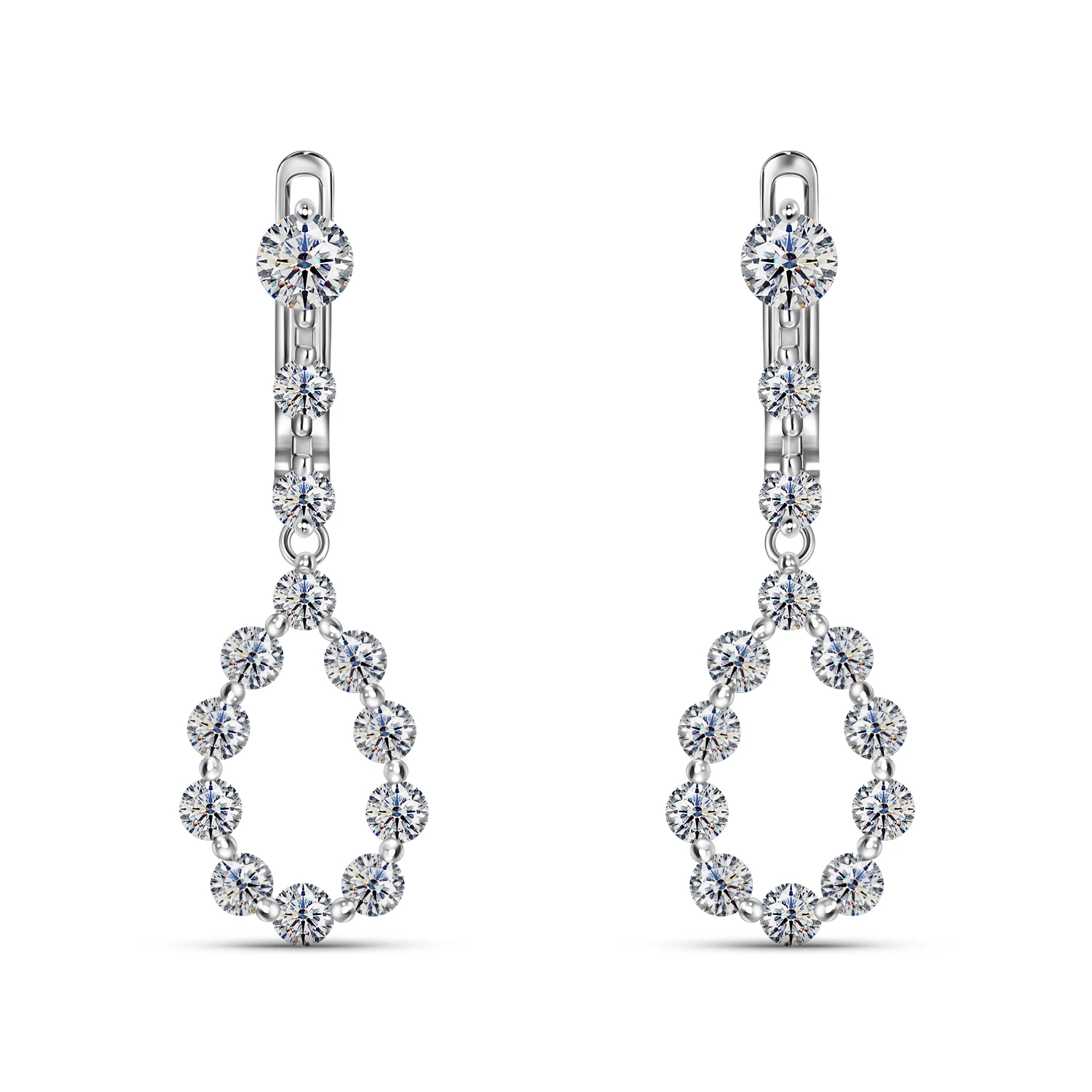 Серьги Alrosa Diamonds 1P095C11S