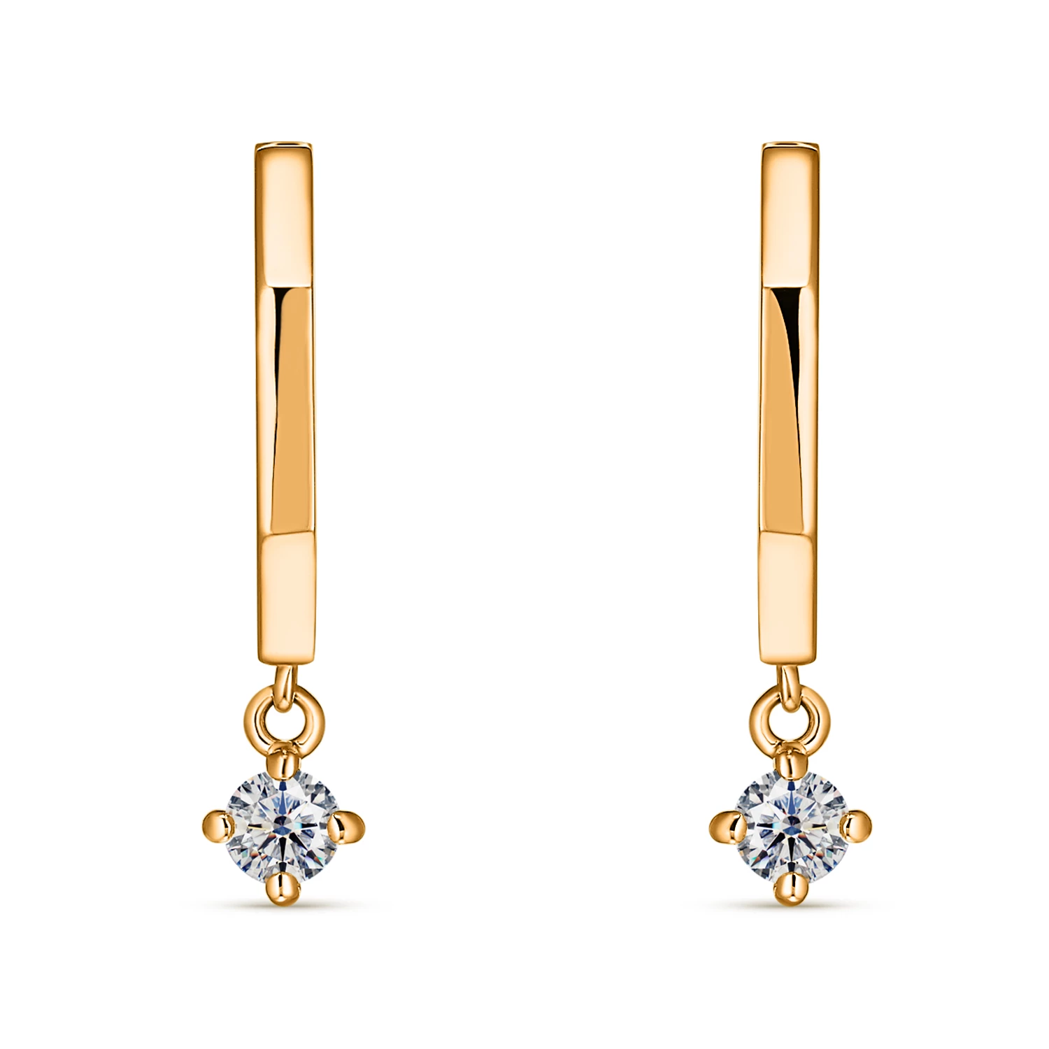 Серьги Alrosa Diamonds 1P156E23S