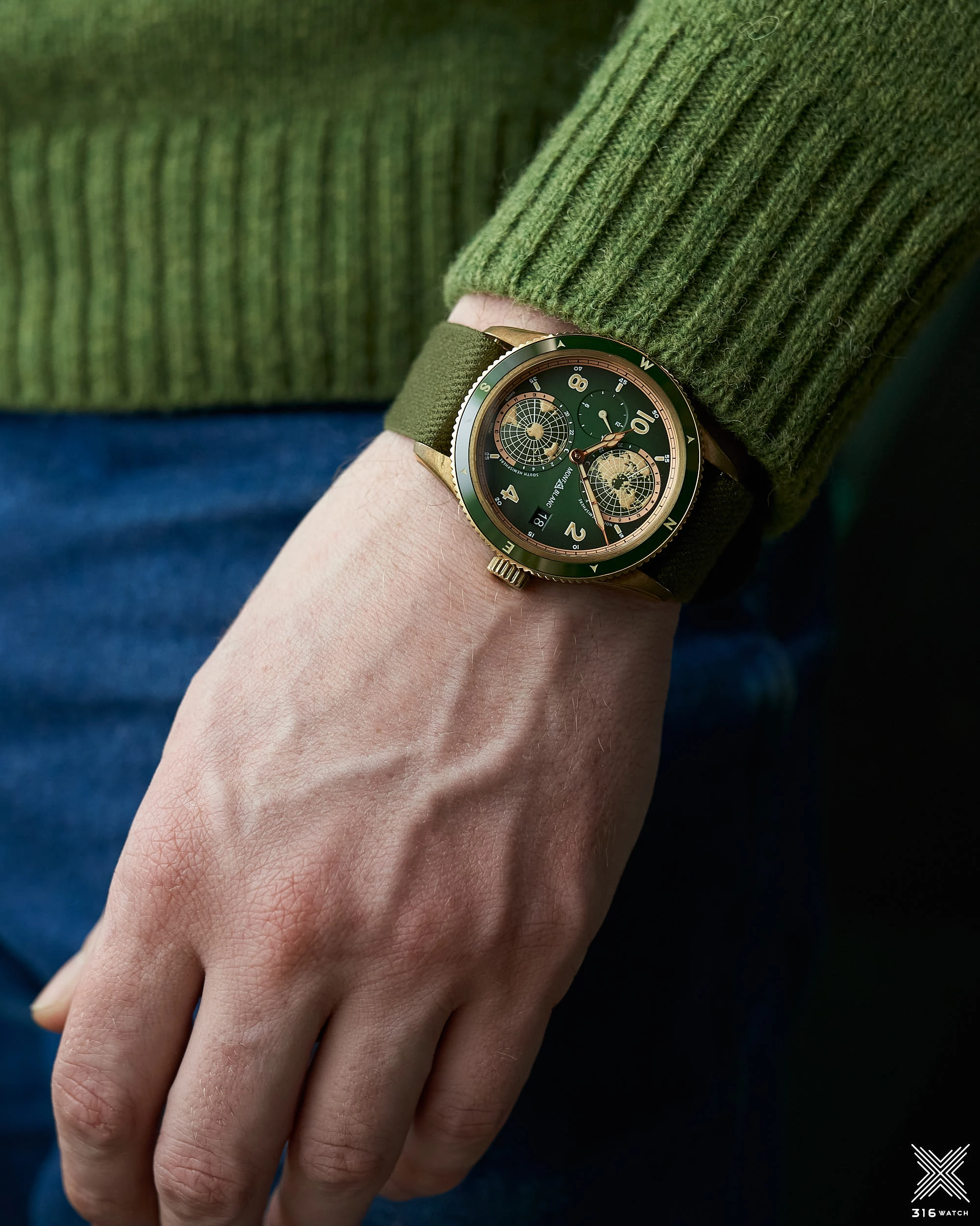 Montblanc 1858 Géosphère Limited Edition Bronze 119909